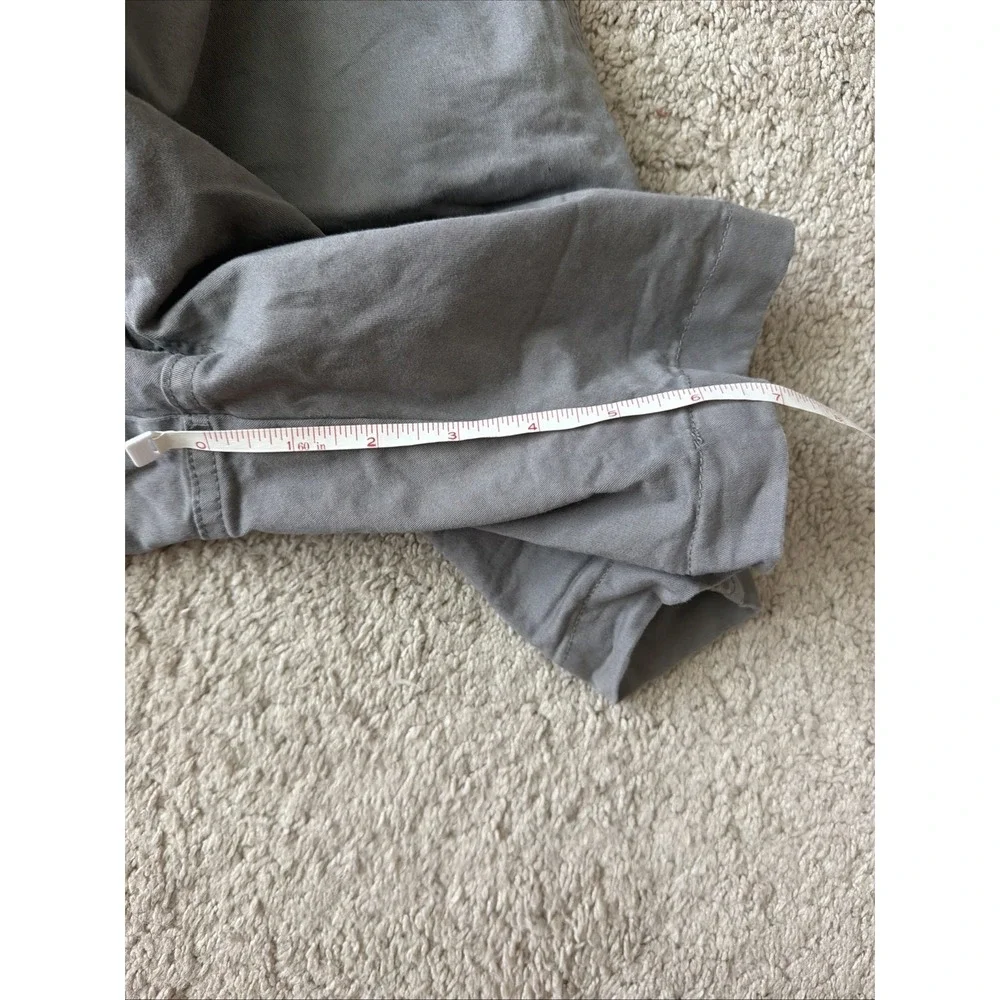 Chubbies Originals Shorts Mens Small Gray 7 Inseam Elastic Waist Chino Casual